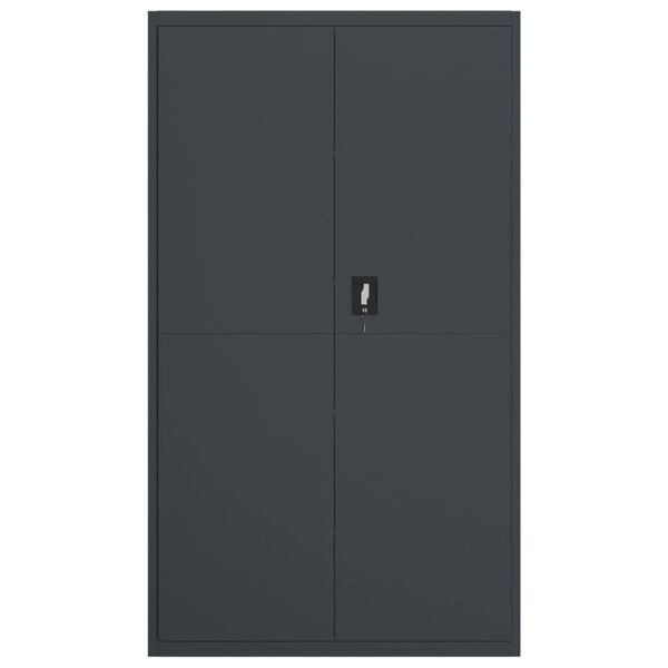 vidaXL File Cabinet Anthracite Powder-coated steel Large File Cabinet