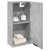 vidaXL Bathroom Cabinet Concrete Gray Engineered Wood Medium