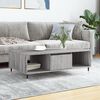 vidaXL Coffee Table Grey Sonoma Engineered wood, iron Medium