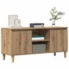 vidaXL TV Cabinet Artisan oak Engineered wood 40.2 x 13.8 x 19.7 in