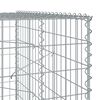 vidaXL Gabion Basket Silver Galvanized Iron Large Durable