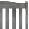 vidaXL Rocking Chair Grey Solid Acacia Wood Standard Durable