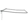 vidaXL Awning Frame Manual Anthracite 157.48 x 118.11 in Aluminium