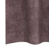 vidaXL Velvet Curtains 2 pcs Brown 96.46 x 55.12 in Velvet