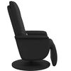 vidaXL Massage Recliner Chair Black Faux leather, metal, plywood Standard