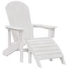 vidaXL Garden Lounge Furniture 3 pcs White 38 x 38 x 46cm Plastic