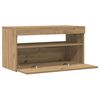 vidaXL TV Cabinet Set of 2 Artisan oak Engineered wood Medium