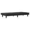 vidaXL Sofa Bed Black Fabric