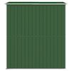 vidaXL Garden Shed Green Galvanized Steel Large Garden Shed