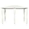 vidaXL Gazebo with Post Covers 9.8x13.1x8.5' Cream 1.75 oz/ft&sup2;