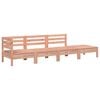 vidaXL Garden Sofa Natural wood Solid Douglas wood 4-Seater Modular