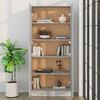 vidaXL Book Cabinet Gray sonoma Engineered wood Large Book Cabinet