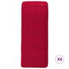 vidaXL Beach Towel Set of 6 Burgundy 84% cotton, 16% polyester