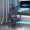 vidaXL Gaming Chair Black and Blue