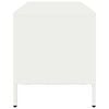 vidaXL TV Cabinet White Cold-rolled steel Medium Adjustable Feet