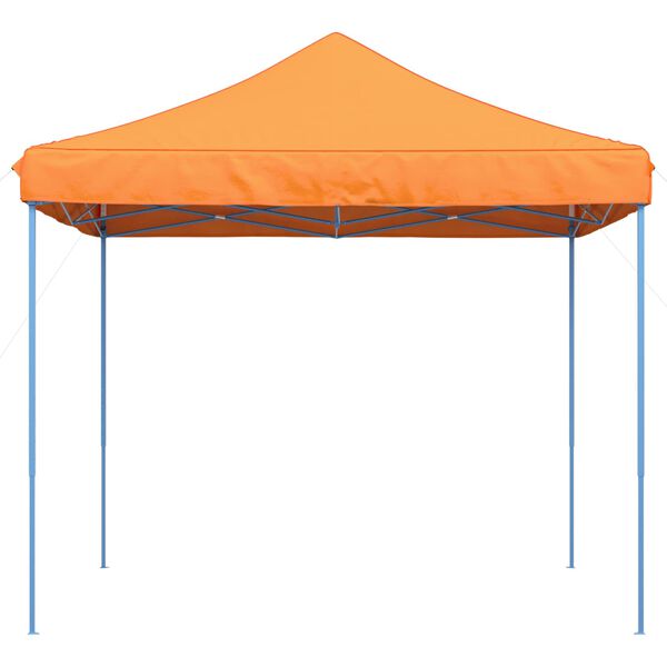 vidaXL Foldable Party Tent Pop-Up Orange 115.0x115.0x124.0"