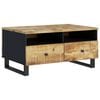 vidaXL Coffee Table Mango wood Solid mango wood, engineered wood, iron