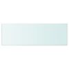 vidaXL Glass Panel Clear Tempered glass 35.4 x 11.8 in Glass surface