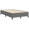 vidaXL Box Spring Bed Light Grey 47.24 x 78.74 in Velvet