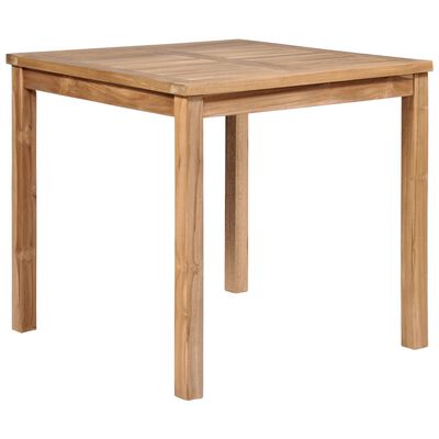 vidaXL Patio Table 31.5"x31.5"x30.3" Solid Teak Wood