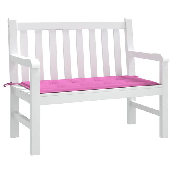 vidaXL Garden Bench Cushion Pink 47.2" x 19.7" x 1.6" Oxford Fabric