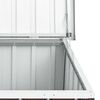 vidaXL Storage Box Brown Galvanized steel, plastic Large