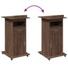 vidaXL Lectern Brown Oak Engineered Wood Standard Lectern Rectangular