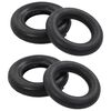 vidaXL Tire And Inner Tube Black Rubber 3.50-8 4PR
