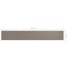 vidaXL Balcony Screen Taupe 29.5x196.9" Oxford Fabric