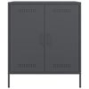vidaXL Sideboard Anthracite Steel Medium Sideboard Rectangular
