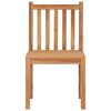 vidaXL Patio Chair Set of 8 Teak Solid Teak Wood Standard Durable
