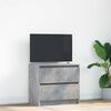 vidaXL TV Cabinet Concrete Grey Engineered Wood Medium TV Cabinet