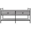 vidaXL Coffee Table Grey Sonoma Engineered wood, metal Medium