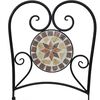 vidaXL Mosaic Bistro Set Terracotta and White