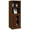 vidaXL Highboard Brown Oak Engineered Wood Medium Highboard