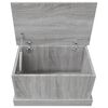 vidaXL Storage Box Grey Sonoma Engineered wood Medium Storage Box