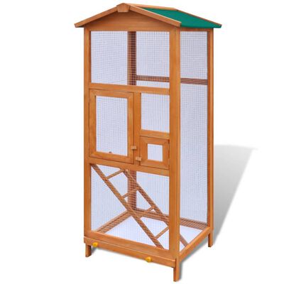 Outdoor Large Bird Cage Small Animal House 2 Doors Wood