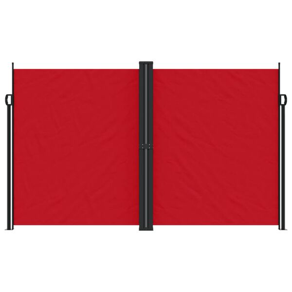 vidaXL Retractable Side Awning Red