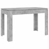 vidaXL Dining Table Concrete Grey Engineered wood 47.2x23.6x29.9 in