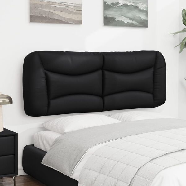 vidaXL Headboard Cushion Black