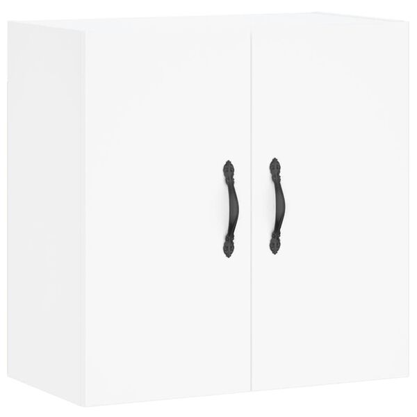 vidaXL Wall Cabinet White Engineered Wood Medium Wall Cabinet