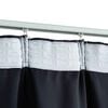 vidaXL Blackout Curtains with Hooks 2 pcs Anthracite 55.1x88.6"