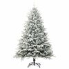 vidaXL Artificial Pre-lit Christmas Tree with Ball Set Green 70.9