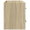 vidaXL Sink Cabinet Old Wood Engineered Wood 31.5 x 15.2 x 18.9 in
