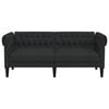 vidaXL Chesterfield Sofa Black