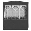 vidaXL Party Tent Anthracite Polyethylene 8.2x8.2 ft