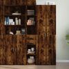 vidaXL Highboard Smoked oak Engineered wood Large Highboard