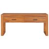 vidaXL TV Cabinet Natural Teak Wood One Size Storage TV Cabinet