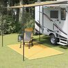 vidaXL Tent Carpet 98.4x118.1" Beige