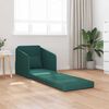 vidaXL Sofa Bed Dark Green 25.59 x 31.50 x 32.68 in Fabric